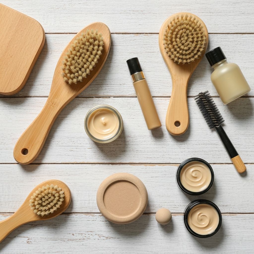 Natural men's grooming tools